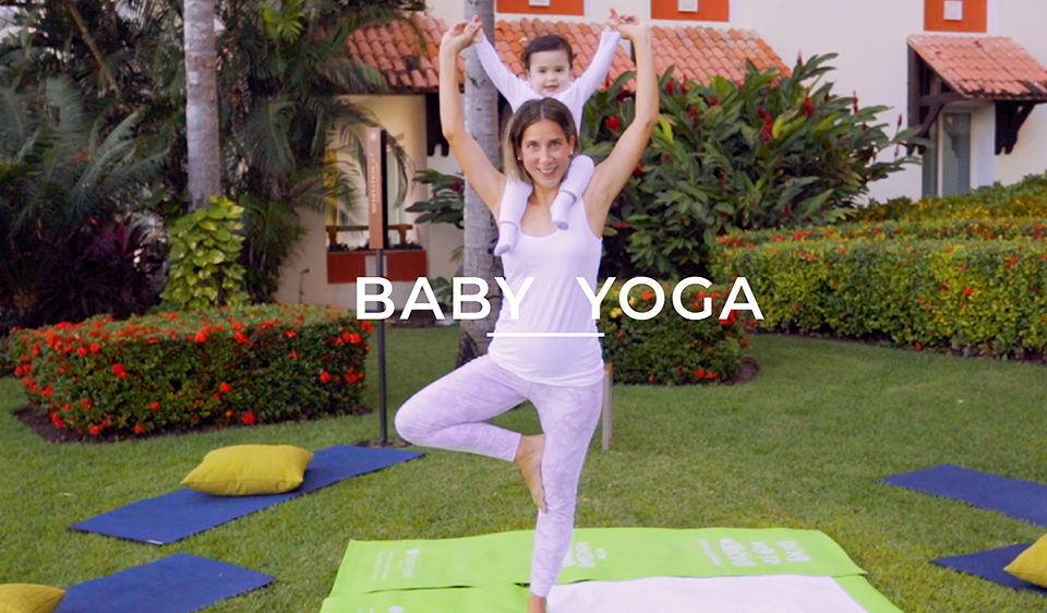 baby yoga at velas resorts