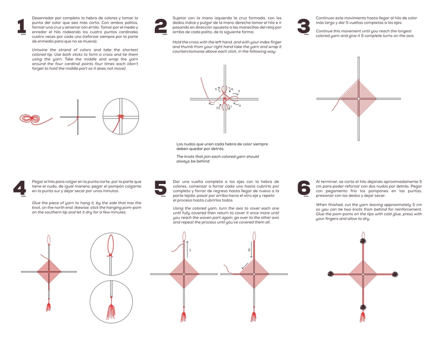 Learn how to make a God's Eye with these simpe steps.