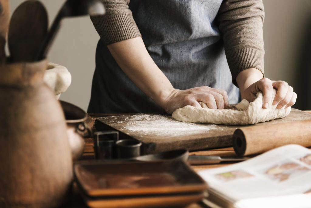 Kneading sourdough recipe