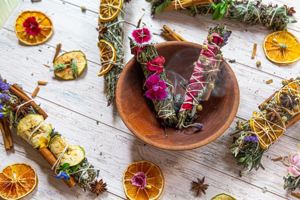 Smudge stick by the Spa Atelier at SE Spa of Grand Velas Riviera Maya resort