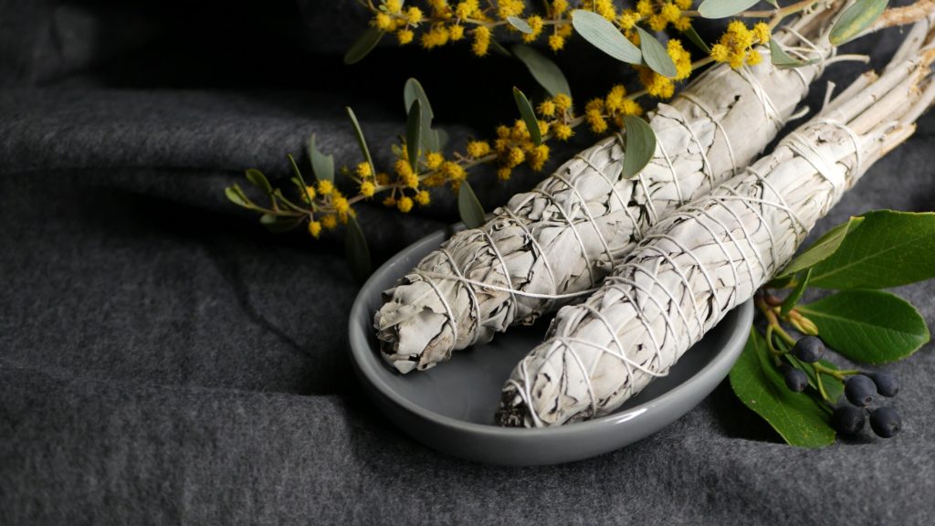 White sage for smudge stick