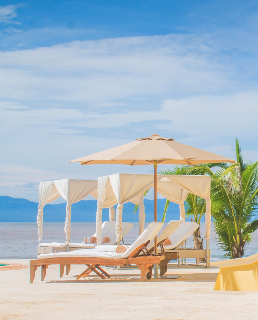 A heavenly beach club on the golden coast of Vallarta