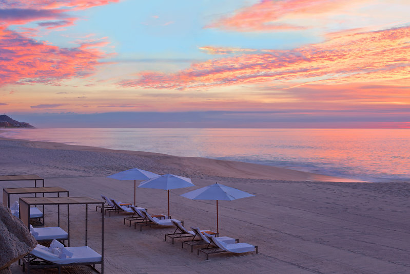 Sunset at Mar del Cabo beach, Los Cabos, Mexico