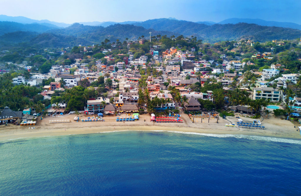 Sayulita beach in Riviera Nayarit, Mexico