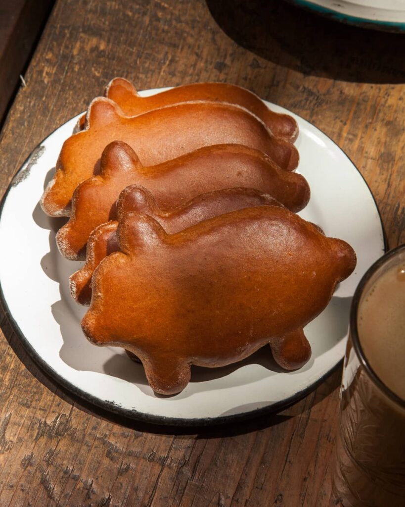 Puerquito or little pig is a type of Mexican sweet bread