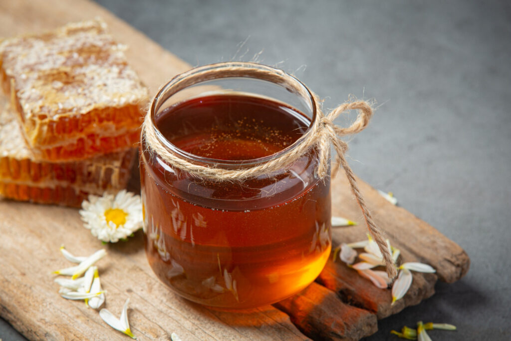 Bee honey natural sweetener