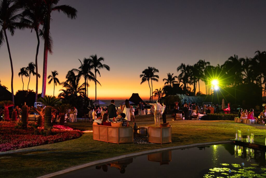 the main garden at Mexology Fest
